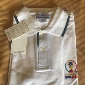 2002 FIFA World Cup polo shirt. Official. Vintage . NEW. M-L